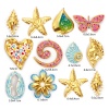 Изображение 1 Piece Eco-friendly PVD Vacuum Plating 304 Stainless Steel Pendants 18K Real Gold Plated