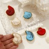 Picture of 1 Piece Eco-friendly PVD Vacuum Plating 304 Stainless Steel Pendants 18K Real Gold Plated With Resin Cabochons
