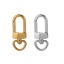 Immagine di Eco-friendly 304 Stainless Steel Bolt Spring Ring Clasps Multicolor Rotatable 3.6cm x 1.4cm
