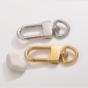 Picture of Eco-friendly 304 Stainless Steel Bolt Spring Ring Clasps Multicolor Rotatable 3.6cm x 1.4cm