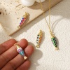 Picture of Eco-friendly Brass Ocean Jewelry Pendants 18K Real Gold Plated Multicolor Enamel Fish Animal 3D 3.2cm x 0.8cm