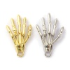 Picture of Brass Halloween Pendants Multicolor Skeleton Hand 3D 4.8cm x 3cm