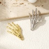 Picture of Brass Halloween Pendants Multicolor Skeleton Hand 3D 4.8cm x 3cm