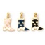 Picture of Brass West Cowboy Charm Pendant 18K Gold Plated Enamel Boots Star 24mm x 15mm