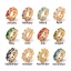 Immagine di 1 Pz Ecologico Ottone Pietre Nascita Perline Distanziatrici per Gioielli Fai-da-te che Fanno Risultati 14K Vero Oro Placcato Tondo Multicolore Cubic Zirconiae 10mm Dia., Buco: Circa 4.8mm
