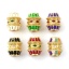 Immagine di 1 Pz Ecologico Ottone + Zircone Cubico Perline per la Creazione di Gioielli con Fai-da-te 18K Vero Oro Placcato Tamburo Smalto 19mm x 16mm, Buco: Circa 3mm