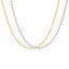 Immagine di 1 Pz Vero Oro Placcato Catena a Pallini Collana, Ottone 40cm + 5cm, Per Donne, Polvere di Stelle, Minimalista Squisito Regalo, Ecologico