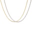 Immagine di 1 Pz Vero Oro Placcato Catena a Cavo Collana, Ottone 40cm + 5cm, Per Donne, Minimalista Squisito Regalo, Ecologico