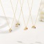 Picture of 18K Real Gold Plated Link Cable Chain Zodiac Constellation Pendant Charm Necklace, Brass 45cm(17.7") + 5cm(2"), For Women, Multicolour Cubic Zirconia Micro Pave, Birthstone Exquisite Gift, Eco-friendly