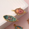 Immagine di 1 Pz Placcatura Sottovuoto PVD Ecologica 304 Acciaio Inossidabile Ciondoli Pendenti 18K Vero Oro Placcato Multicolore Orso Ex Voto Cuore Stampato