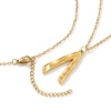 Bild von 18K Echtgold plattiert Kreuz Gliederketten Anhänger Halskette, 304 Edelstahl 45cm + 5cm, Für Frauen, Galaxis Stilvoll Geschenk, Umweltfreundliche PVD-Vakuumbeschichtung