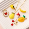 Bild von Umweltfreundliche PVD-Vakuumbeschichtung 304 Edelstahl Charms 18K Echtgold plattiert Emaille