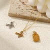 Bild von Umweltfreundlich 304 Edelstahl Reise Charms Bunt Transparent Strass