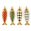 Picture of Eco-friendly PVD Vacuum Plating 304 Stainless Steel Ocean Jewelry Pendants 18K Real Gold Plated Enamel Fish Animal 3D 4.9cm x 1.3cm