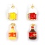 Immagine di Eco-friendly Brass Charms 18K Real Gold Plated Enamel Fizzy Soft Drinks Cup 3D