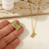 Bild von Umweltfreundlich Messing Charms 18K Echtgold plattiert US-Dollar