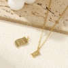 Bild von Umweltfreundlich Messing Charms 18K Echtgold plattiert US-Dollar