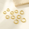 Picture of Sterling Silver Exquisite Hoop Earrings Gold Plated