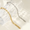 Imagen de 1 Piece Eco-friendly Dainty Exquisite Multicolor 304 Stainless Steel Handmade Link Chain Bracelets For Women Gift 18cm(7.1") long