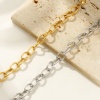Imagen de 1 Piece Eco-friendly Dainty Exquisite Multicolor 304 Stainless Steel Handmade Link Chain Bracelets For Women Gift 19cm(7.5") long