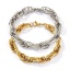 Imagen de 1 Piece Eco-friendly Dainty Exquisite Multicolor 304 Stainless Steel Handmade Link Chain Bracelets For Women Gift 20cm(7.9") long