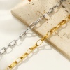 Immagine di 1 Piece Eco-friendly Dainty Exquisite Multicolor 304 Stainless Steel Handmade Link Chain Bracelets For Women Gift 19.5cm(7 5/8") long