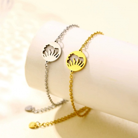 1 Unidad Respetuoso del Medio Ambiente Elegante Galaxia Multicolor 201 Acero Inoxidable Sol Pulseras Para Mujeres Regalo 16.5cm longitud