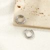 Picture of Wholesale Exquisite Minimalist Huggie Hoop Earrings, Round Multicolor 304 Stainless Steel, Unisex Eco-friendly Gift Jewelry Supply, 20mm Dia.