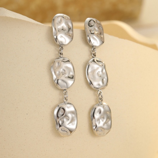 Picture of Wholesale Stylish Dainty Earrings, 18K Gold Plated 304 Stainless Steel, Women's Vacuum Plating Gift Jewelry Supply