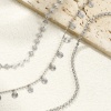 Image de 10 M Chaînes Accessoires pour la Fabrication de Bijoux Faits à la Main en 304 Acier Inoxydable Respectueux de la Nature Argent Mat