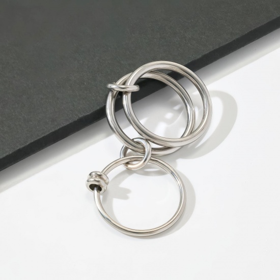 Picture of Wholesale Women's Gift Multilayer Unadjustable Rings, Multicolor 304 Stainless Steel, Eco-friendly Exquisite Stylish Jewelry Supply