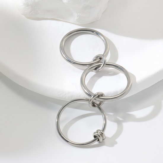 Picture of Wholesale Women's Gift Multilayer Unadjustable Rings, Multicolor 304 Stainless Steel, Eco-friendly Exquisite Stylish Jewelry Supply