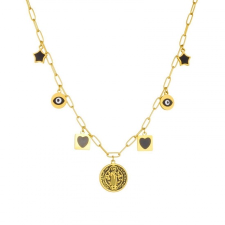 Immagine di Farfalla Collana con Ciondolo All'Ingrosso, Placcato Oro 18K 304 Acciaio Inossidabile Donne Ecologico Squisito Elegante Regalo Gioielli Per Rivenditore, 1 Pz