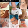 Picture of 304 Stainless Steel & Zinc Based Alloy Italian Charm Keychain & Keyring Detachable 10cm x 3cm