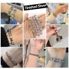 Picture of 304 Stainless Steel & Zinc Based Alloy Italian Charm Keychain & Keyring Detachable 10cm x 3cm