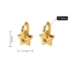 Bild von Großhandel Stilvoll Elegant Eng anliegende Hoop-Ohrringe, 304 Edelstahl, Frauen Umweltfreundlich Geschenk Schmuckbedarf 10mm D.