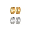 Picture of Wholesale Stylish Dainty Hoop Earrings, 304 Stainless Steel, Women's Eco-friendly Gift Jewelry Supply