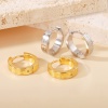 Picture of Wholesale Stylish Dainty Hoop Earrings, 304 Stainless Steel, Women's Eco-friendly Gift Jewelry Supply