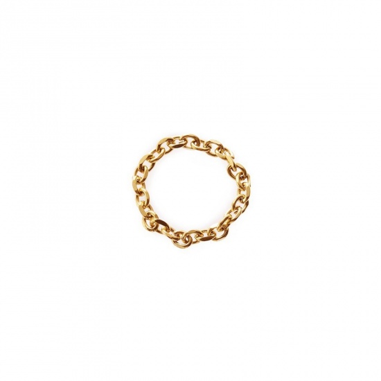 Picture of Wholesale Women's Gift Unadjustable Chain Rings, 304 Stainless Steel, Eco-friendly Stylish Dainty Jewelry Supply