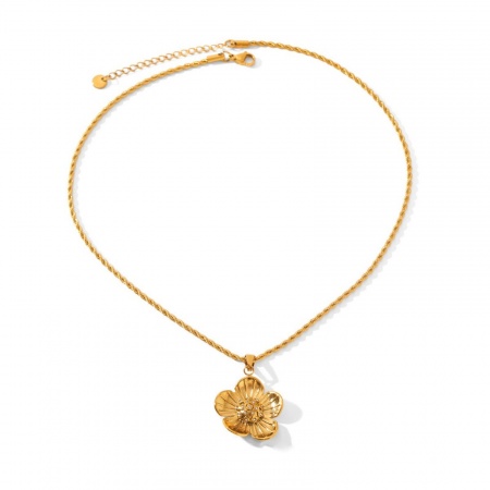 Immagine di All'Ingrosso Gioielleria, Placcato Oro 18K 304 Acciaio Inossidabile Donne Placcatura Sottovuoto PVD Ecologica Stile Ins Elegante Regalo Gioielli Per Rivenditore 1 Pz