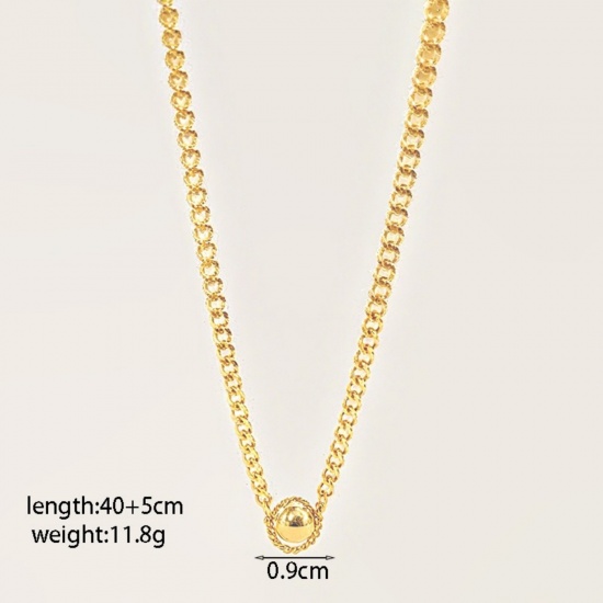 Picture of Wholesale Ball Necklace & Bracelet, Multicolor 304 Stainless Steel Women's Eco-friendly Stylish Minimalist Gift Jewelry For Retailer