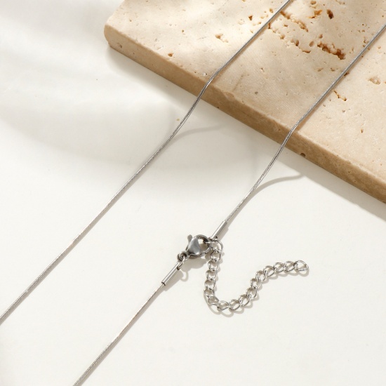 Picture of Wholesale Snake Chain Necklace, Multicolor 304 Stainless Steel, Women's Eco-friendly Exquisite Minimalist Gift Jewelry For Retailer
