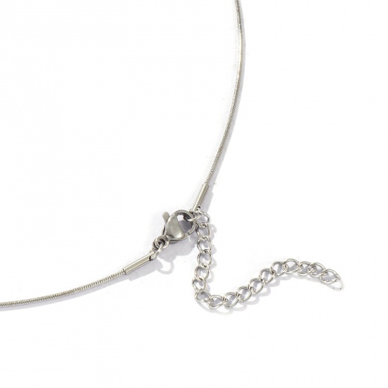 Picture of Wholesale Snake Chain Necklace, Multicolor 304 Stainless Steel, Women's Eco-friendly Exquisite Minimalist Gift Jewelry For Retailer