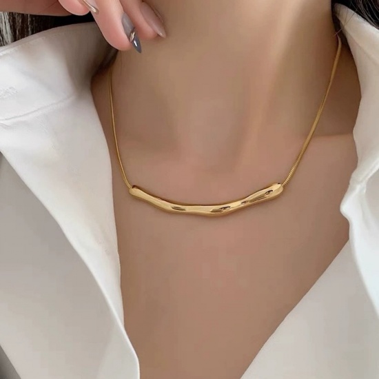 Picture of Wholesale Pendant Charm Necklace, Multicolor 304 Stainless Steel Women's Eco-friendly Hip-Hop Retro Gift Jewelry For Retailer, 40cm(15.7") + 5cm(2") long