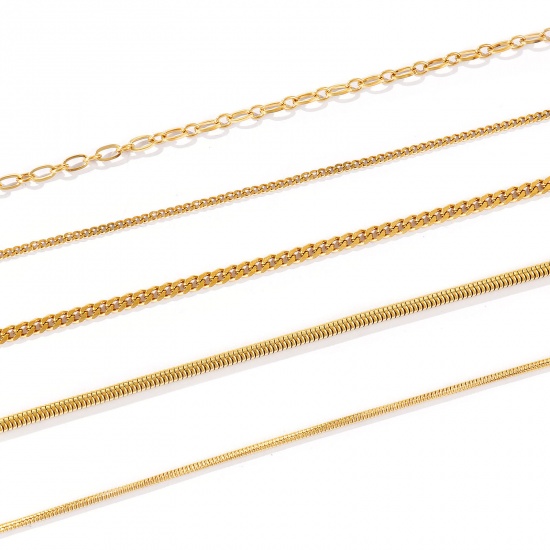 Picture of Wholesale 304 Stainless Steel Anklet, 18K Real Gold Plated Eco-friendly PVD Waterproof Anti-Tarnish Hypoallergenic, Women's Stylish Minimalist Gift Jewelry Supply