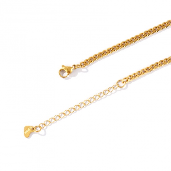 Picture of Wholesale 304 Stainless Steel Anklet, 18K Real Gold Plated Eco-friendly PVD Waterproof Anti-Tarnish Hypoallergenic, Women's Stylish Minimalist Gift Jewelry Supply