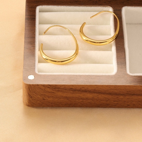 Picture of Wholesale Exquisite Stylish Hoop Earrings, Drop Multicolor 304 Stainless Steel, Women's Eco-friendly Gift Jewelry Supply