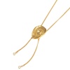 Picture of Wholesale Hat Clear Rhinestone Bolo Tie Necklace, Multicolor Brass Women's West Cowboy Stylish Gift Jewelry For Retailer, 70cm(27.6") long, 1 Piece
