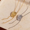 Picture of Wholesale Hat Clear Rhinestone Bolo Tie Necklace, Multicolor Brass Women's West Cowboy Stylish Gift Jewelry For Retailer, 70cm(27.6") long, 1 Piece