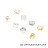 Picture of Brass & Silicone Ear Nuts Post Stopper Earring Findings Wholesale Multicolor